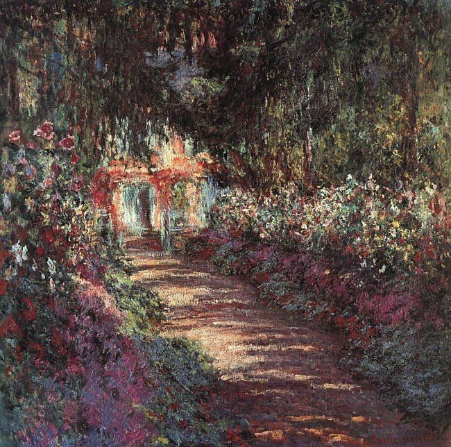 Claude Monet The garden in flower